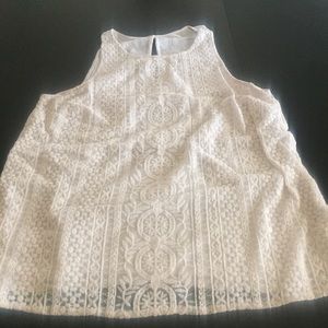 Old navy lace crochet tank top